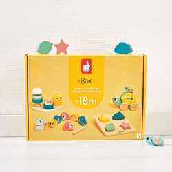 Janod - Zestaw zabawek edukacyjnych Box 18 m-cy