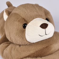 HISTOIRE D'OURS - obciążeniowy pluszowy miś Podcoll, 100 cm, jasny brązowy