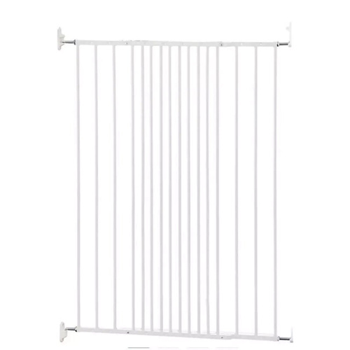 DogSpace - Charlie – bardzo wysoka, przykręcana bramka dla psa, biała (63.5-107cm)
