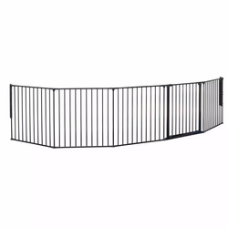 DogSpace - Max Multi - przykręcana bramka dla psa/kojec, czarna (90-350cm)