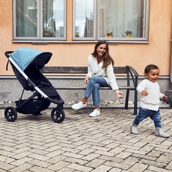 Wózek spacerowy Thule Spring - Black/Misty Rose [OUTLET - KOŃCÓWKA SERII]