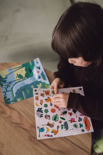 Zestaw kreatywny Naklejki i ozdoby My arts & crafts 5+, Janod