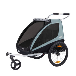 Thule Coaster XT - przyczepka rowerowa - podwójna, jasnoniebieska