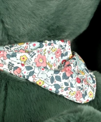 DOUDOU ET COMPAGNIE - pluszowy królik Lapin Fleurette, 70 cm, zielony eukaliptusowy
