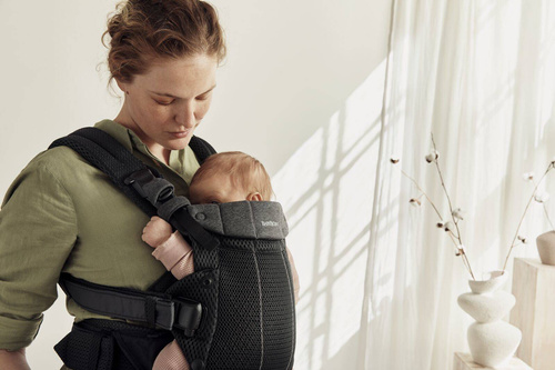 BABYBJORN - nosidełko Harmony 3D Mesh, Czarny