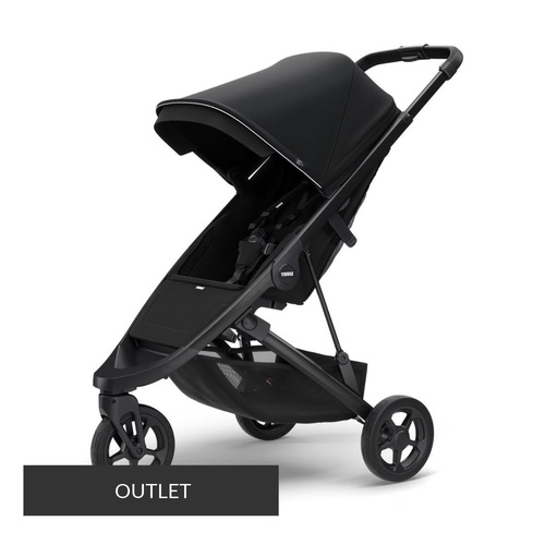 Wózek spacerowy Thule Spring - Black/Midnightblack [OUTLET - KOŃCÓWKA SERII]