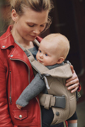 BABYBJORN ONE AIR 3D MESH  - nosidełko, Szary Beż