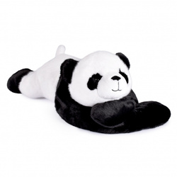 HISTOIRE D'OURS - obciążeniowa pluszowa panda Podcoll, 75 cm, czarno-biały
