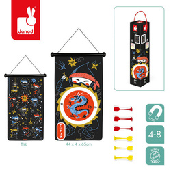 Magnetyczna gra w rzutki Ninja 4-8, Janod