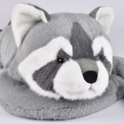 HISTOIRE D'OURS - obciążeniowy pluszowy szop pracz Podcoll, 75 cm, szary