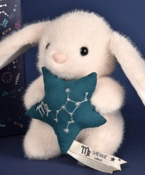 DOUDOU ET COMPAGNIE - pluszowy królik ze znakiem zodiaku DOUDOU ASTRO, 12 cm, panna