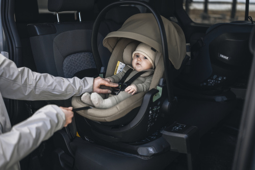 THULE - Maple Connect - fotelik samochodowy dla niemowląt, faded khaki