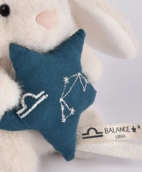 DOUDOU ET COMPAGNIE - pluszowy królik ze znakiem zodiaku DOUDOU ASTRO, 12 cm, waga