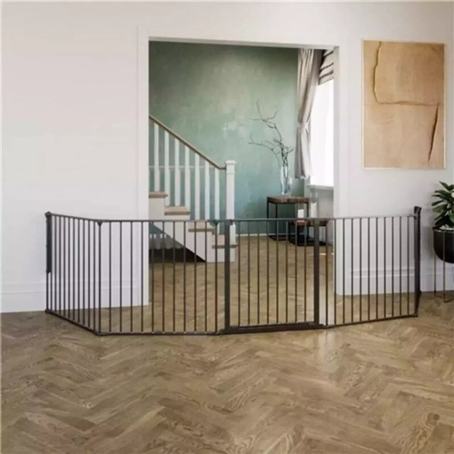 DogSpace - Max Multi - przykręcana bramka dla psa/kojec, czarna (90-350cm)