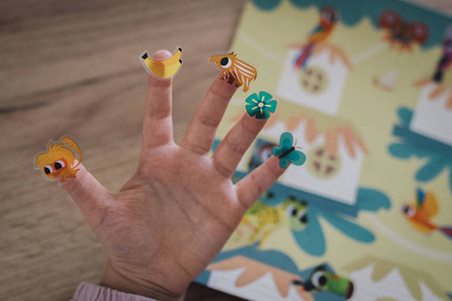 Zestaw kreatywny Naklejki i ozdoby My arts & crafts 5+, Janod