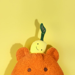 HISTOIRE D'OURS - MIAM! John Lemon, 60 cm, pomarańczowa cytryna
