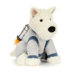 Jellycat - Terrier Kremowy Piesek Astronauta 23 cm