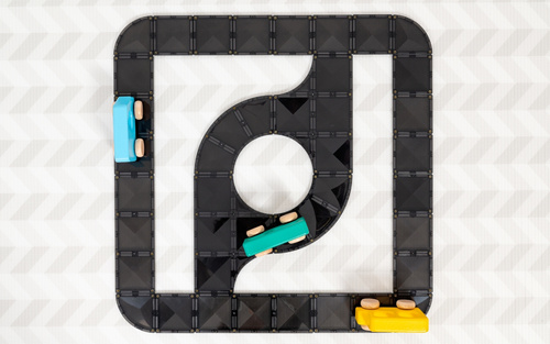 CONNETIX - Klocki magnetyczne Creative Roads Pack - 48 el.