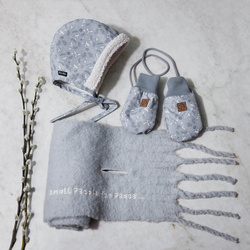 Elodie Details - Czapka Winter Bonnet - Free Bird - 0-3 m-ce [OUTLET]