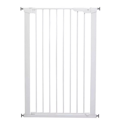 DogSpace - Bonnie – bardzo wysoka, rozporowa bramka dla psa, biała (73.5-79.6cm)