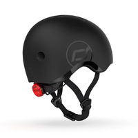 SCOOTANDRIDE - Kask S-M dla dzieci 3+, Black
