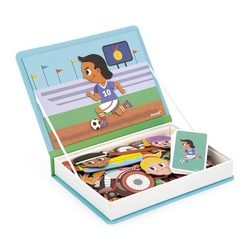 Janod - Magnetyczna układanka Sport Magnetibook