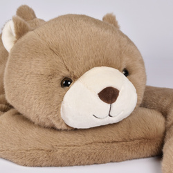 HISTOIRE D'OURS - obciążeniowy pluszowy miś Podcoll, 75 cm, jasny brązowy