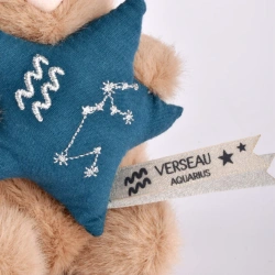 DOUDOU ET COMPAGNIE - pluszowy królik ze znakiem zodiaku DOUDOU ASTRO, 12 cm, wodnik