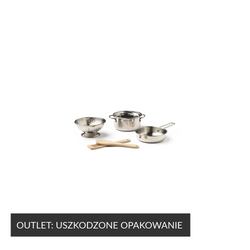 Kid's Concept - Zestaw garnków i patelni KID´HUB [OUTLET - USZKODZONE OPAKOWANIE]